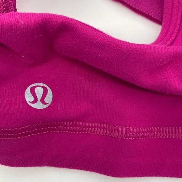 LULULEMON No Limits Athletic Tank With Built in Bra Elastic Waistband‎ pink 4 - Picture 9 of 10